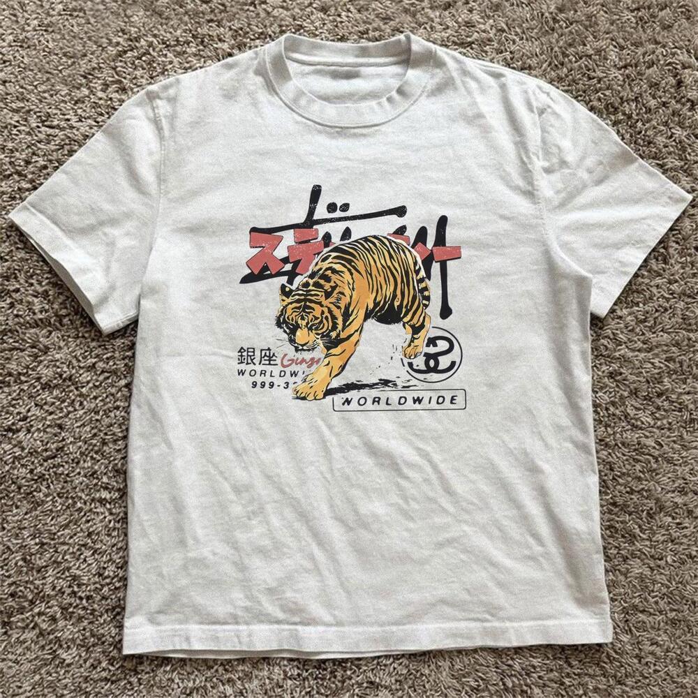 White Tiger Stussy Japan Tee